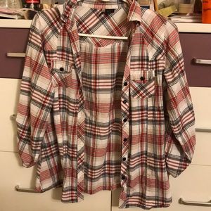 Red and grey flannel